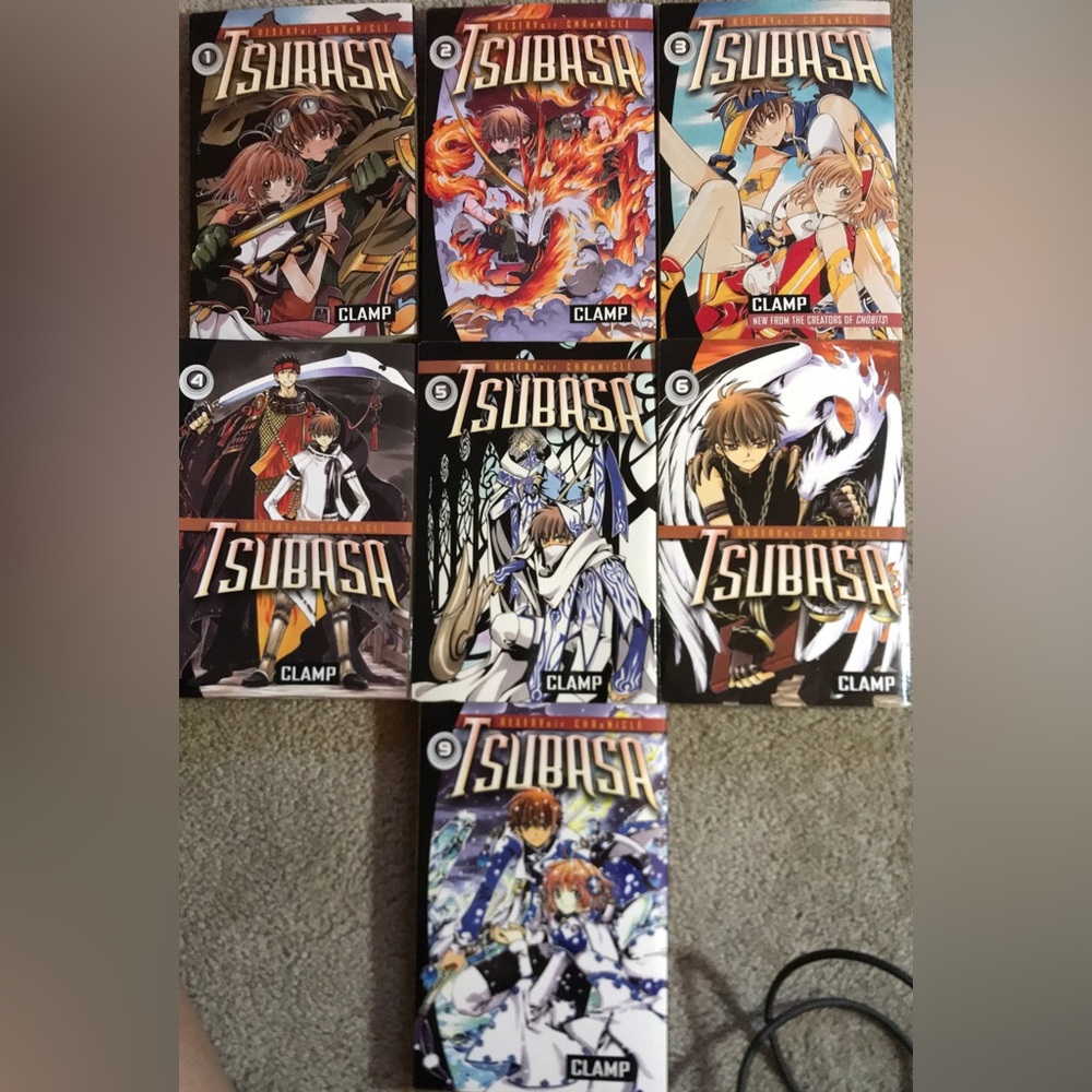 Tsubasa Reservoir Chronicles mangas 1 - 6 & 9
